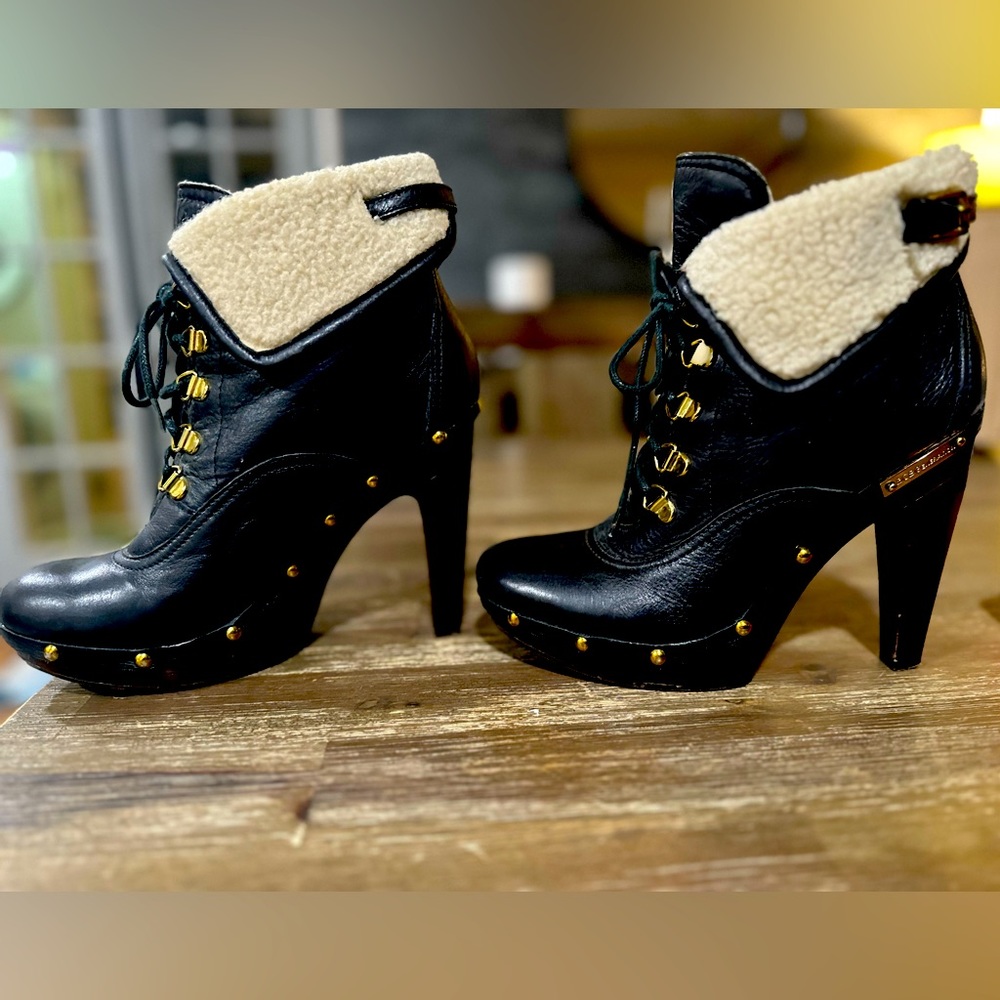 BCBG Winter Heeled Booties 7.5